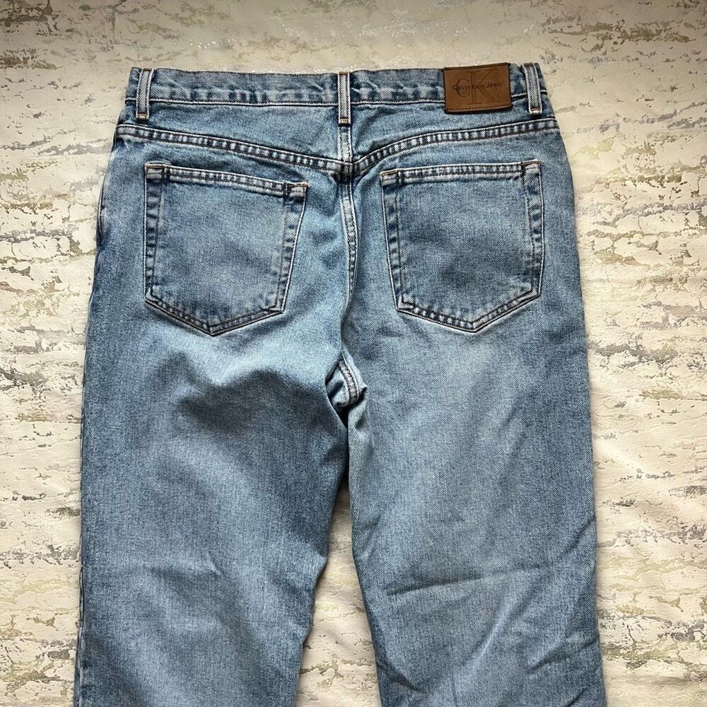 Calvin Klein y2k jeans Junior Low Rider Sandblast 32 waist - Picture 7 of 12